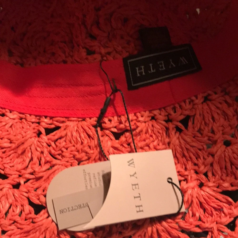 Wyeth Camille Bucket Hat in Terracotta